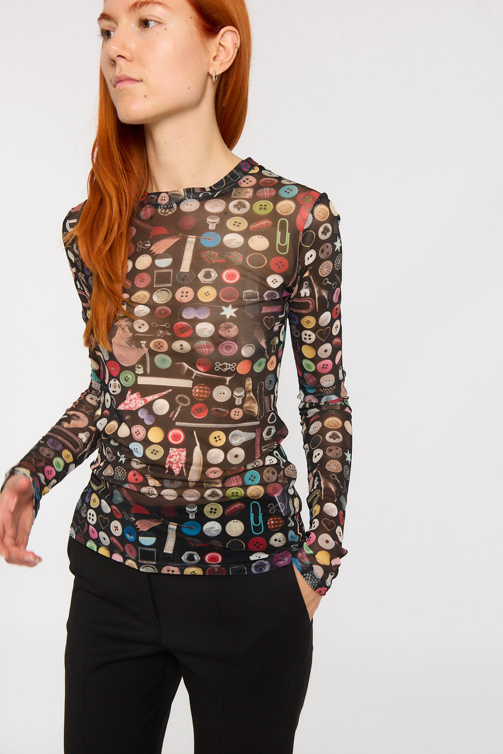 PRINTED MESH TOP