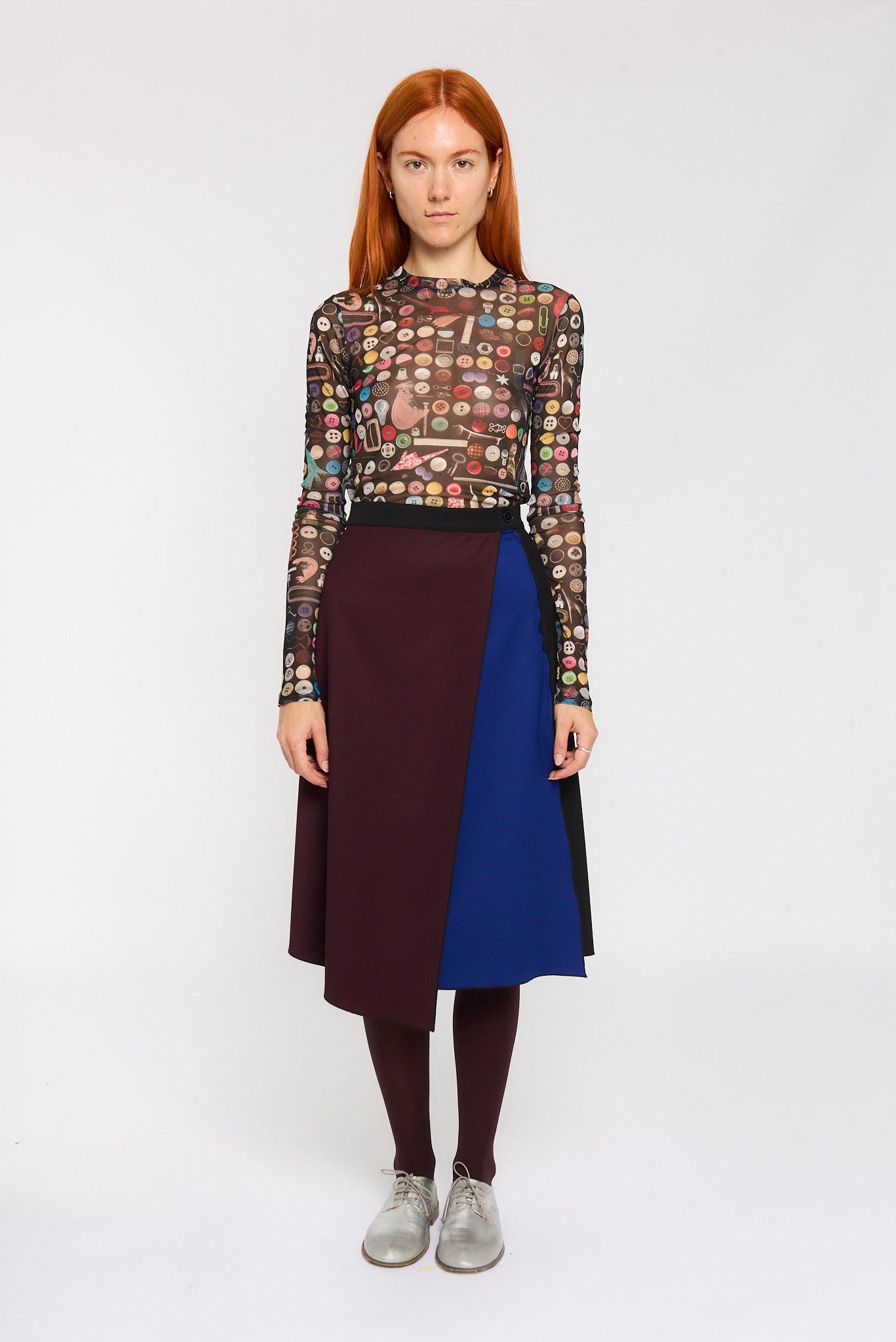 FLANNEL PANEL SKIRT