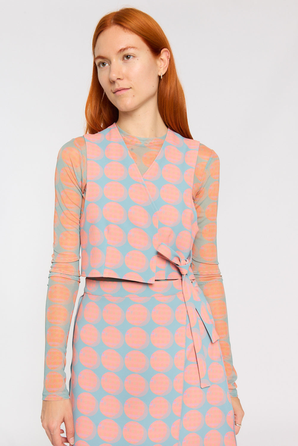 PRINTED GILET