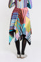 PRINTED ASYMMETRIC SKIRT