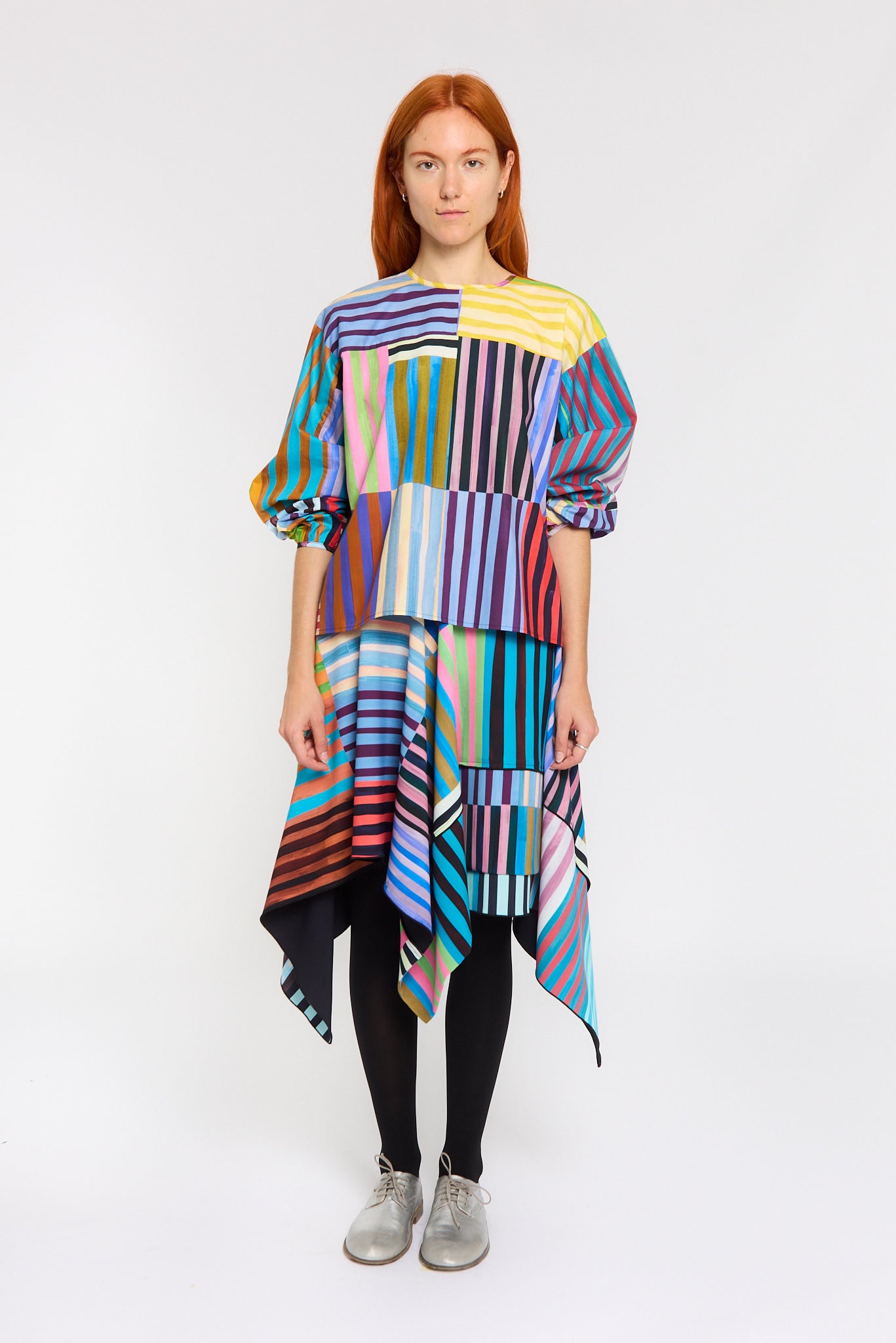 PRINTED COTTON BLOUSE