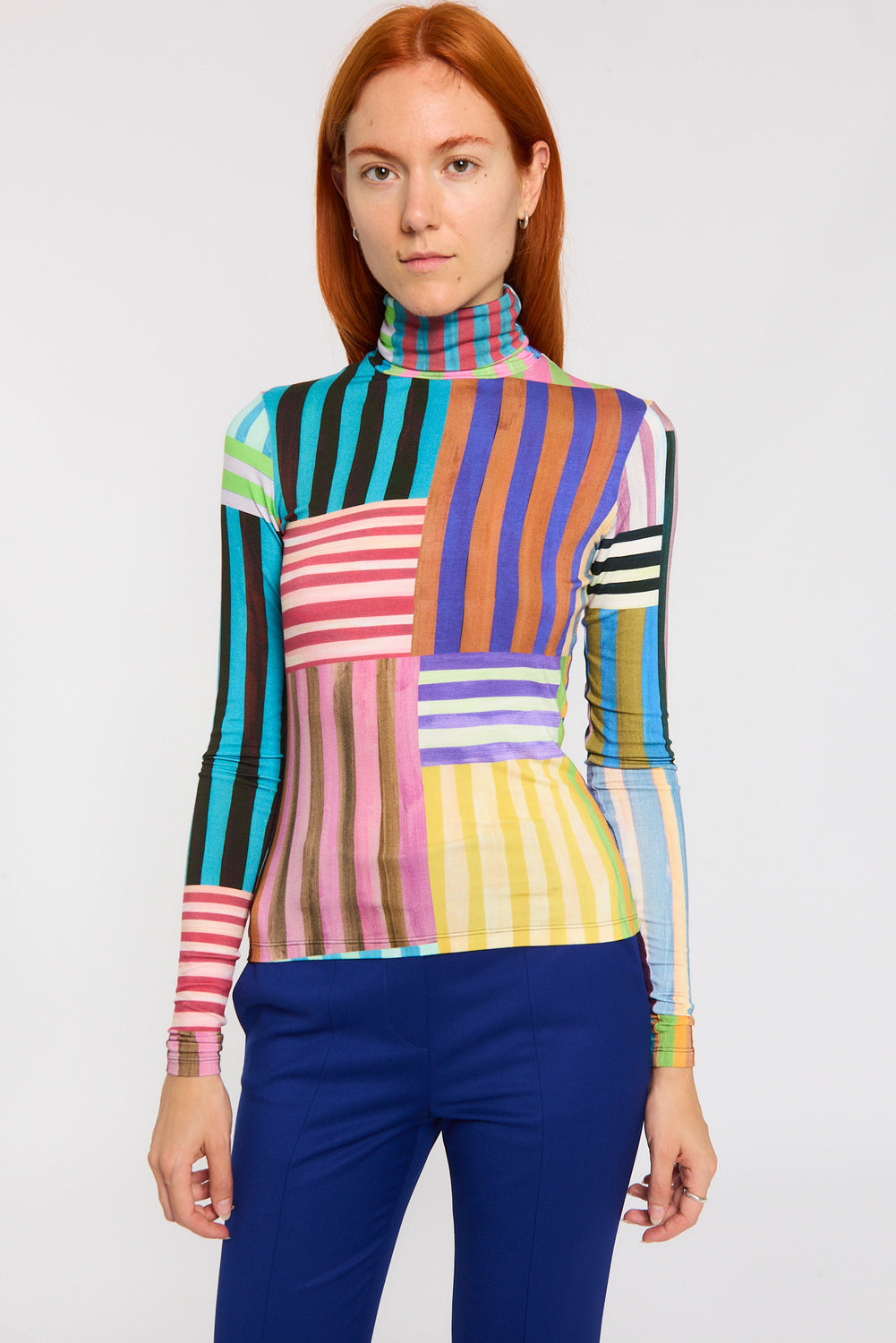 PRINTED TURTLENECK