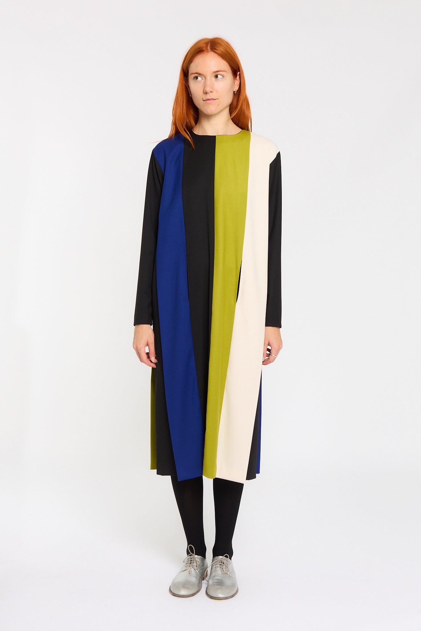 PATCHWORK FLANNEL DRESS