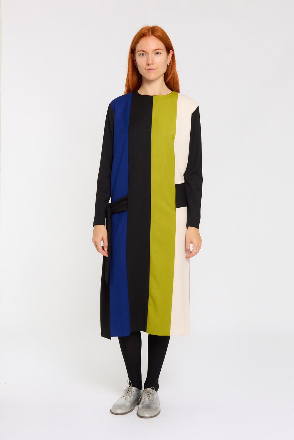 PATCHWORK FLANNEL DRESS