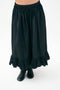 TAFFETA TIERED MAXI SKIRT