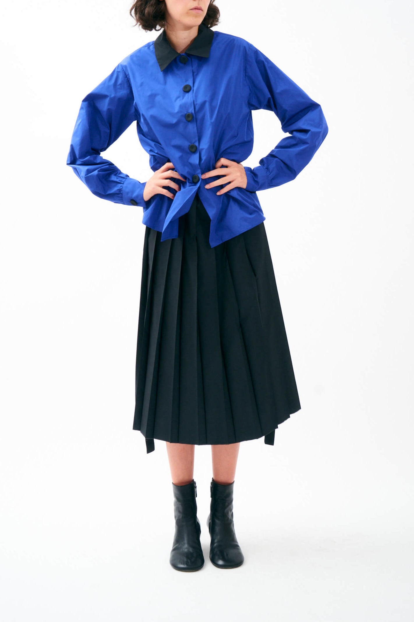 TAFFETA BICOLOR SHIRT