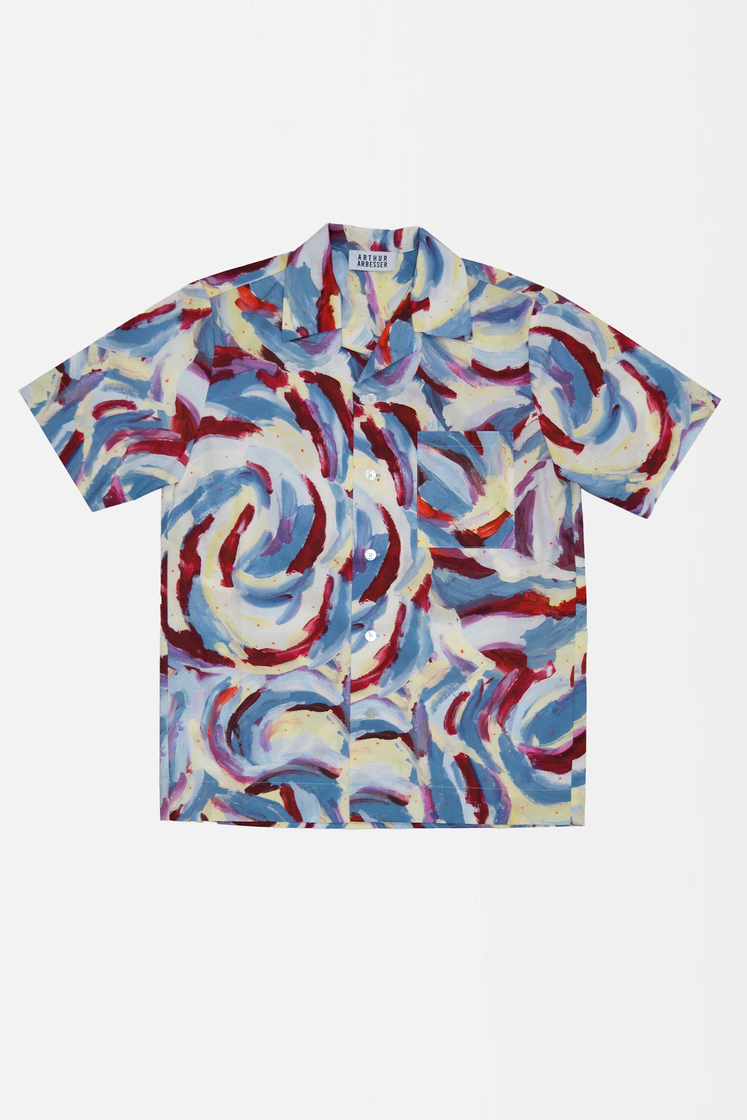 UNISEX CAMP COLLAR SHIRT