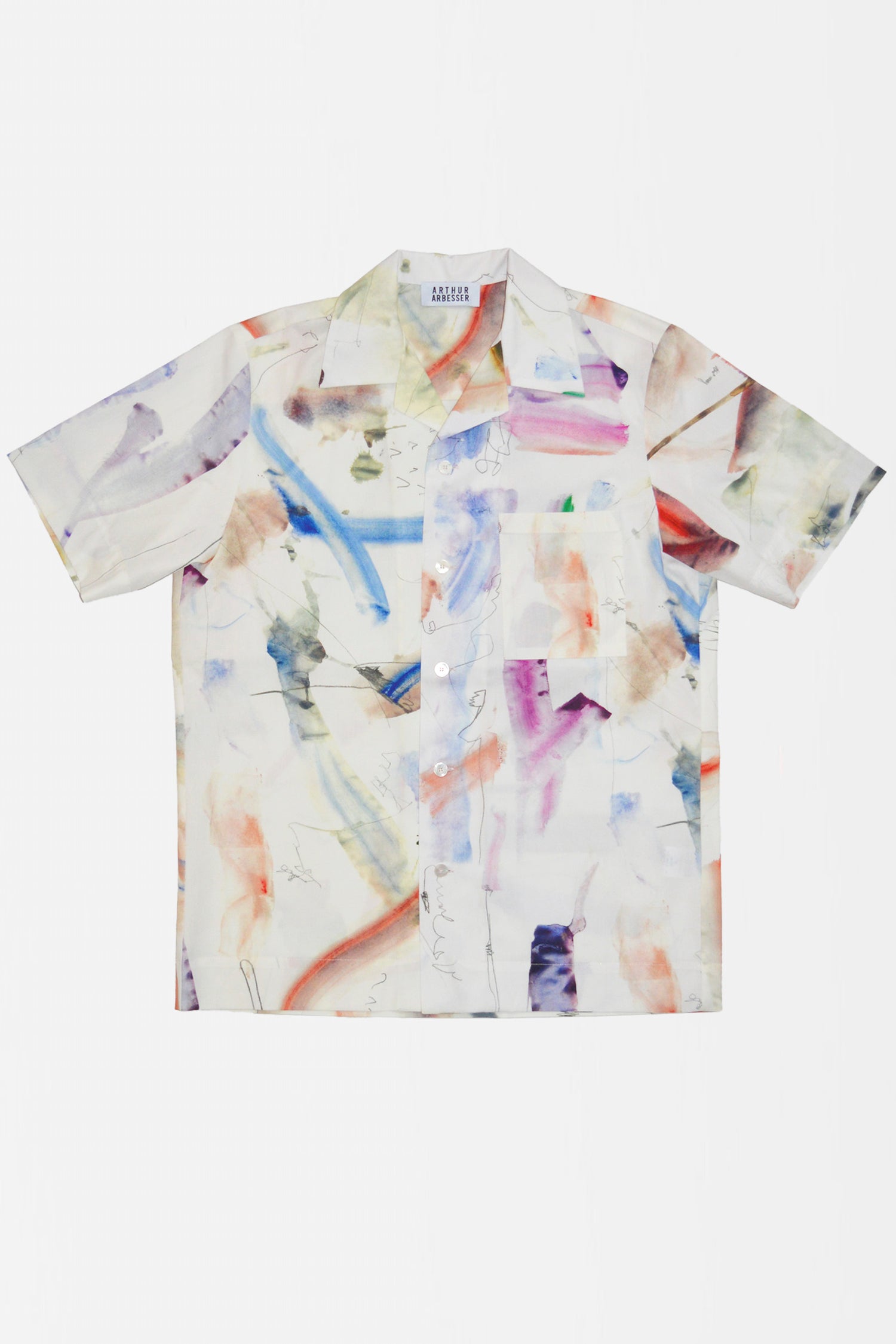 UNISEX CAMP COLLAR SHIRT