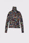 PRINTED TURTLENECK