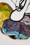 STRIPED RUFFLED COLLAR