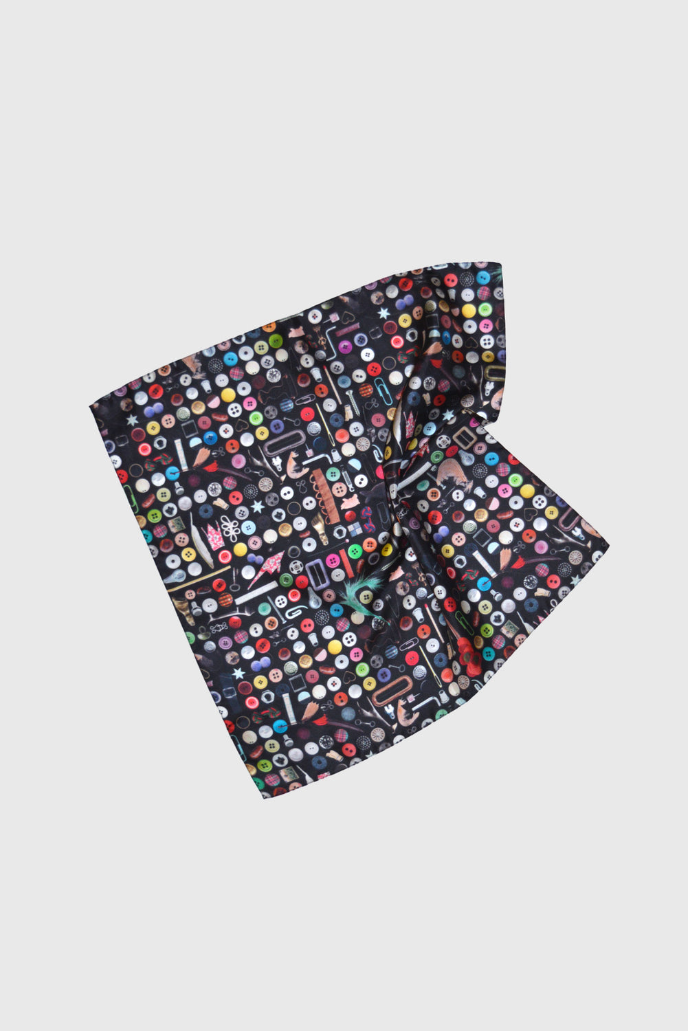 BUTTONS PRINT MINI FOULARD