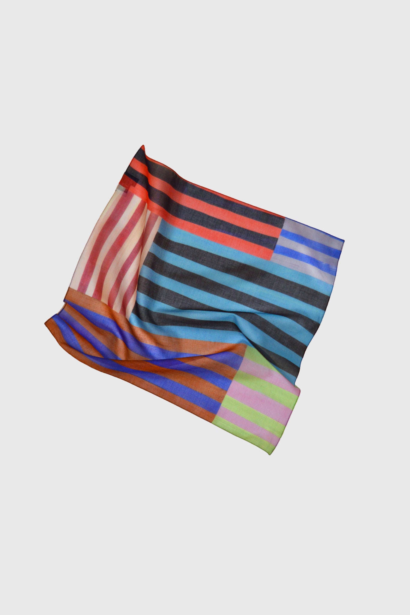 STRIPED MINI FOULARD