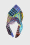 STRIPED LARGE FOULARD