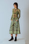 PRINTED A-LINE UTILITY SKIRT