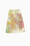 PRINTED A-LINE UTILITY SKIRT