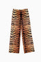PRINTED JERSEY FLUID PANTS