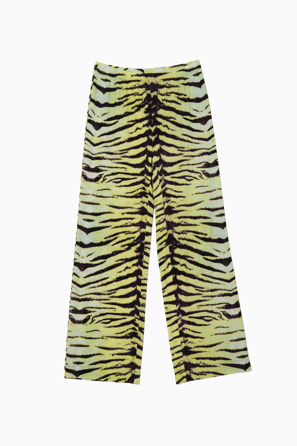 PRINTED JERSEY FLUID PANTS