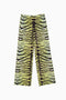 PRINTED JERSEY FLUID PANTS