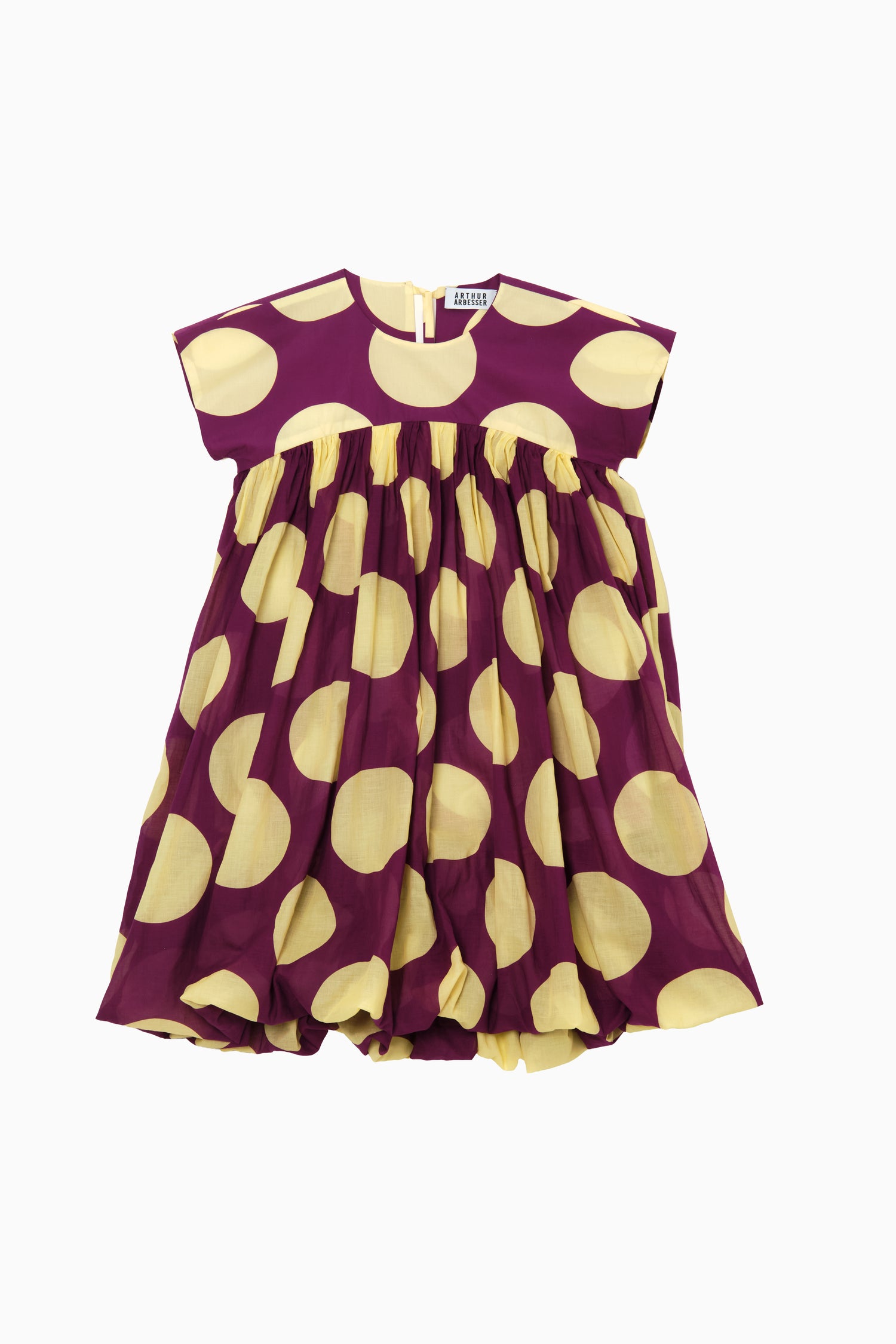 PRINTED BALLOON DRESS