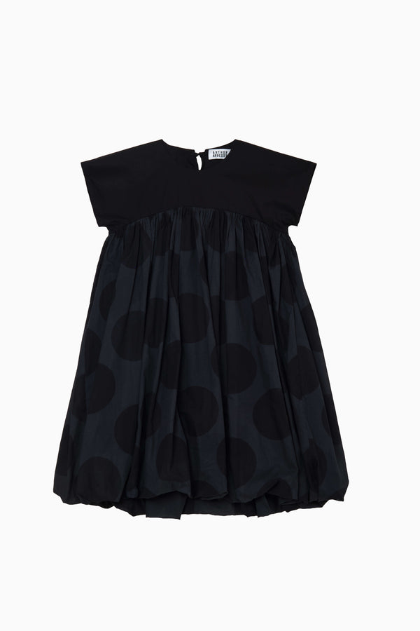 PRINTED BALLOON DRESS