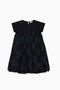 PRINTED BALLOON DRESS