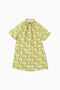 PRINTED COTTON SHIRT DRESS