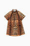 PRINTED COTTON SHIRT DRESS