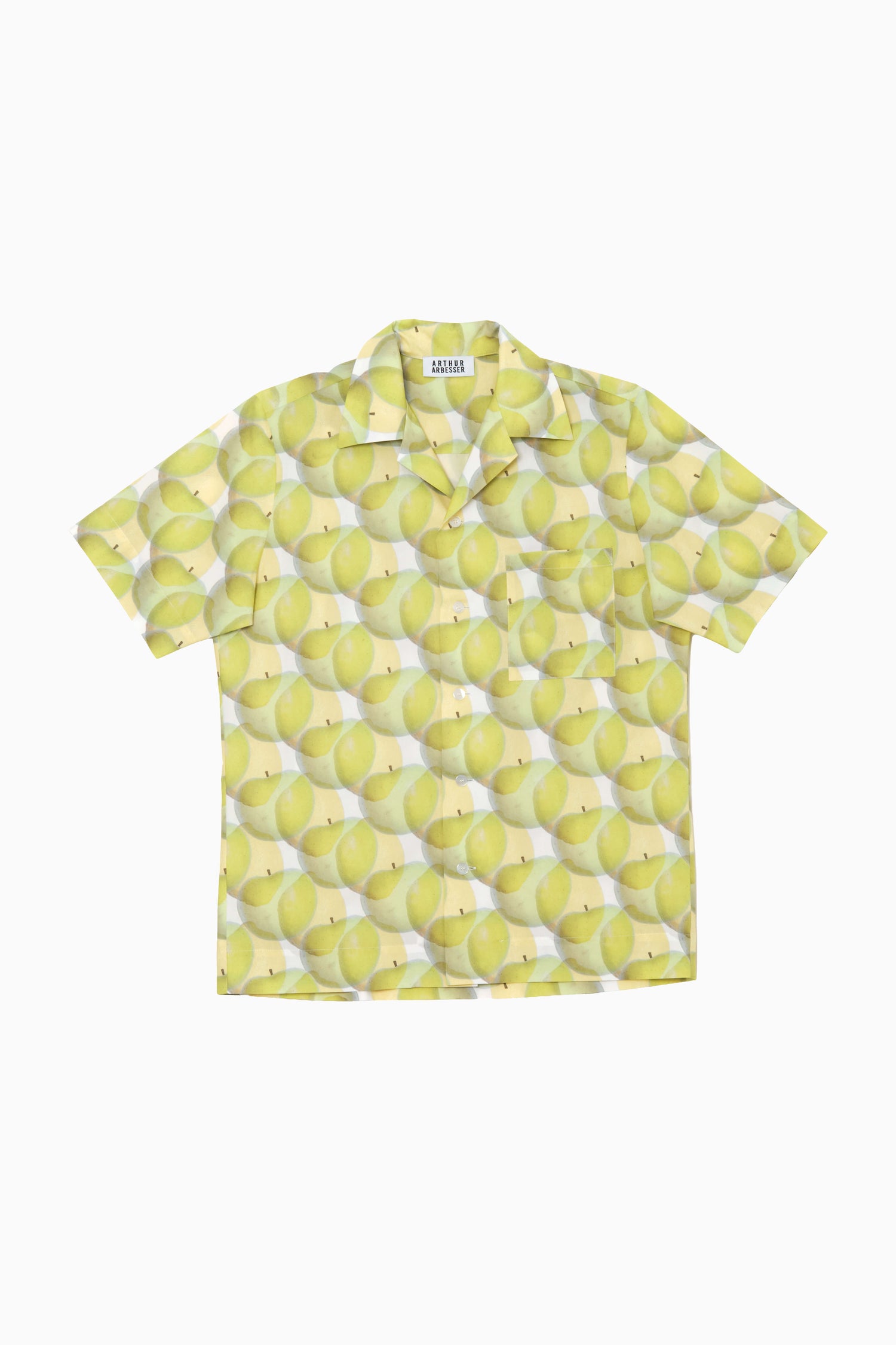 PRINTED CAMP COLLAR SHIRT