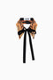 TIGER PRINT POPLIN COLLAR