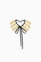 LOZENGE PRINT ROUND COLLAR