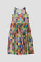 SLEEVELESS SHEER TULLE DRESS