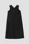 SLEEVELESS WOOL SHIFT DRESS