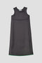 SLEEVELESS FLANNEL SHIFT DRESS