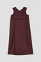 SLEEVELESS FLANNEL SHIFT DRESS