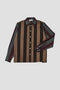 GARMENT-DYED STRIPED SHIRT