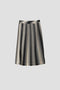 PRINTED PLEATED SKIRT