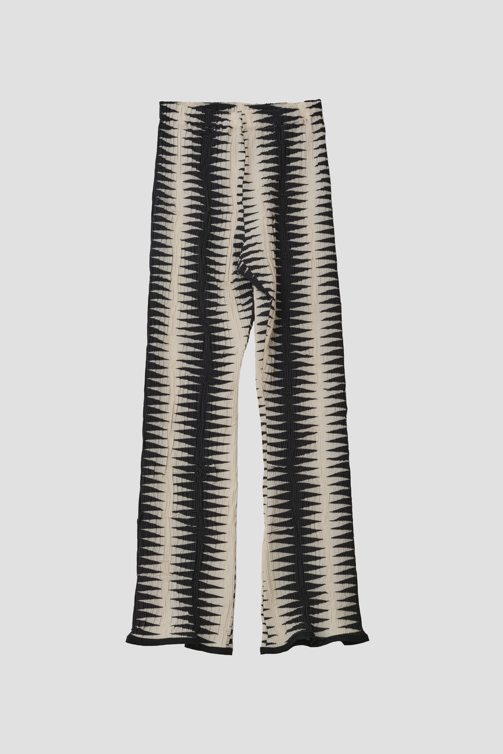 PRINTED CRINKLE FRILL PANTS