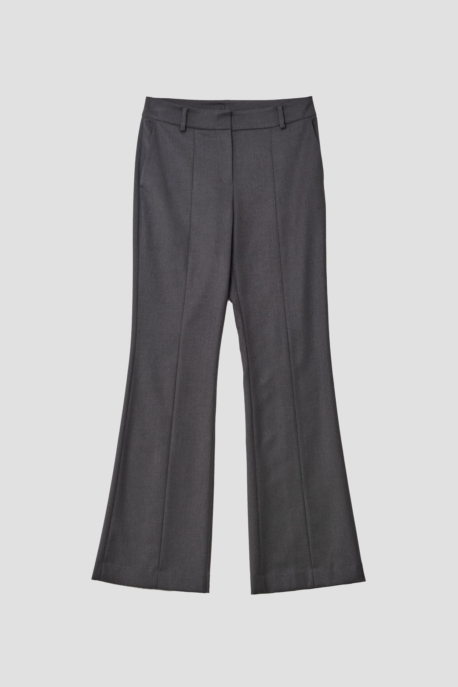 FLANNEL FLARED PANTS