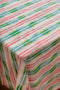 SPRAYED STRIPES TABLECLOTH