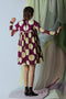 PRINTED BALLOON DRESS