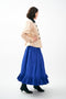 TAFFETA TIERED MAXI SKIRT