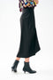 COMBED FLANNEL DRAPED SKIRT