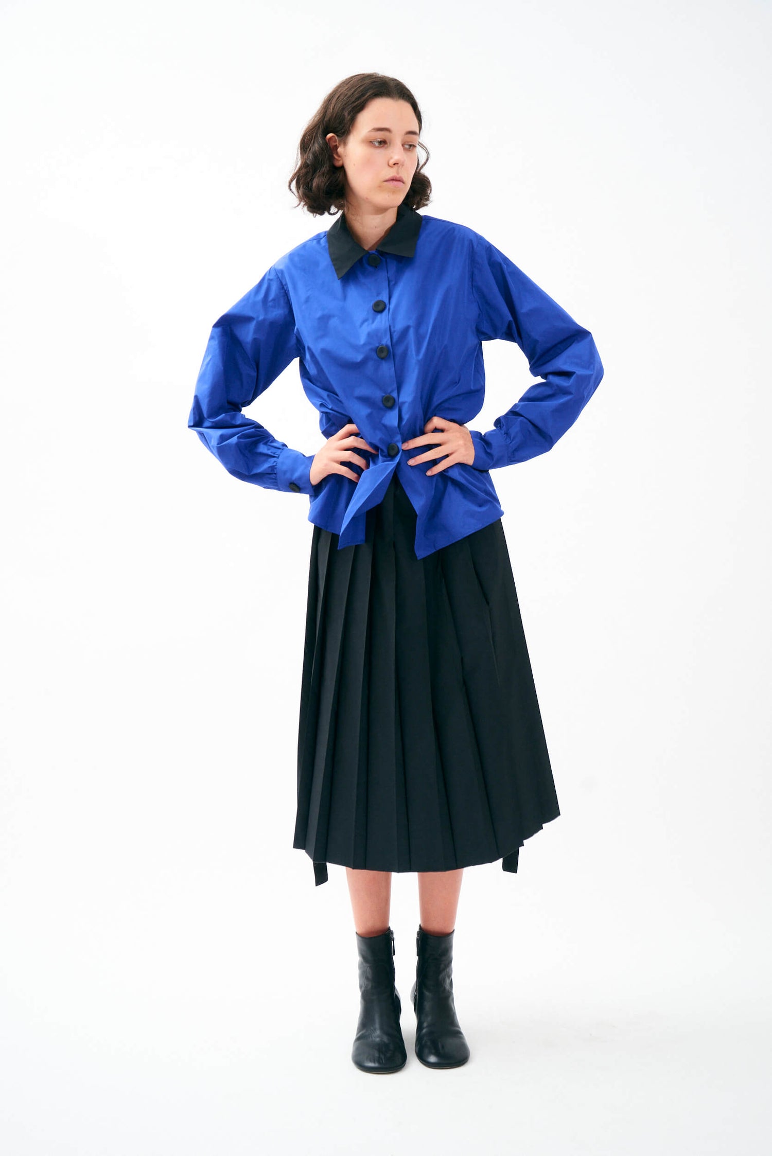 TAFFETA BICOLOR SHIRT