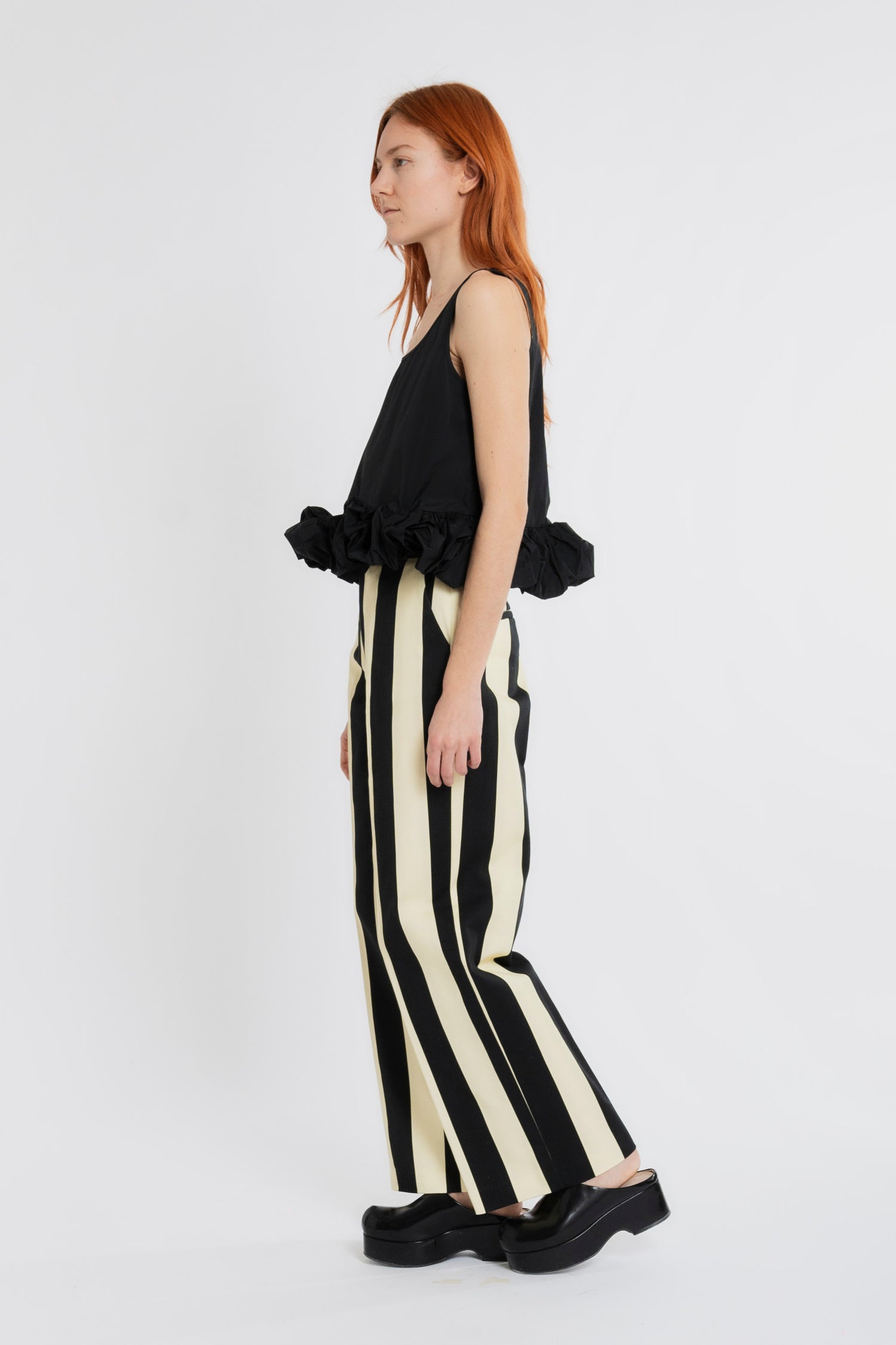 PRINTED DRILL TROUSERS