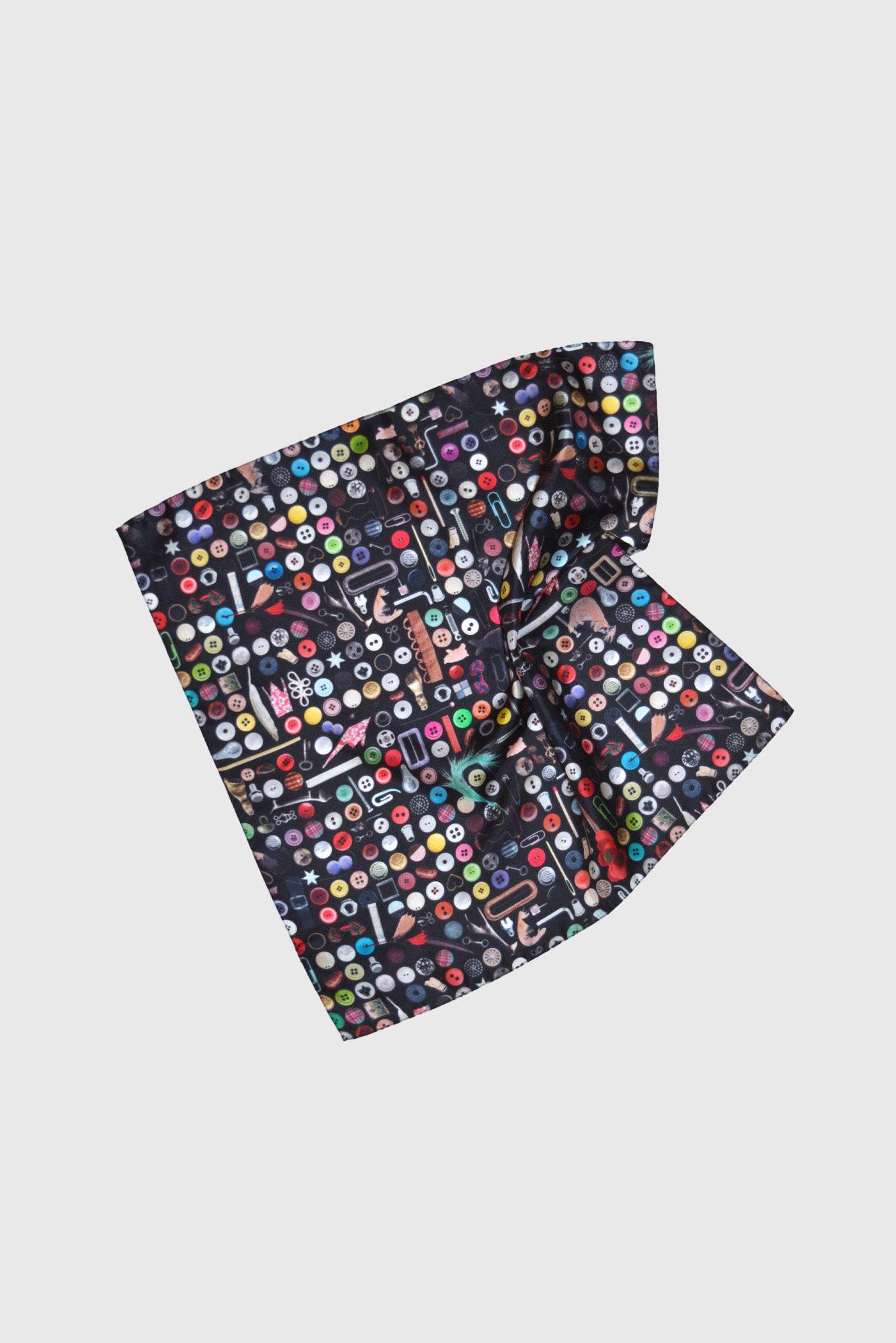 BUTTONS PRINT MINI FOULARD